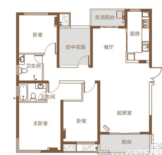 E2-A户型图