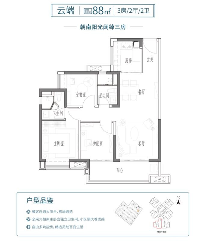 C88户型图