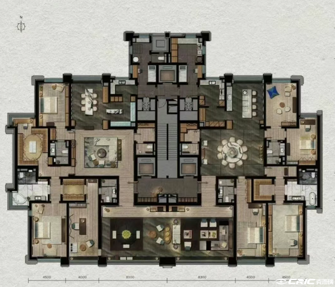 900户型户型图