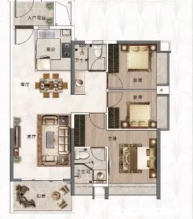 01/02单元户型图