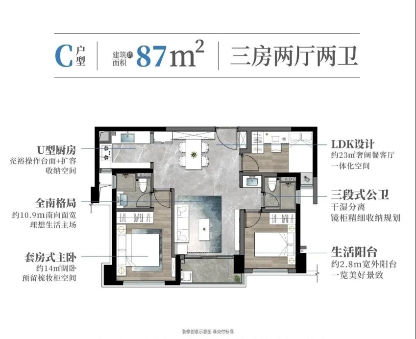 ⅢC户型图