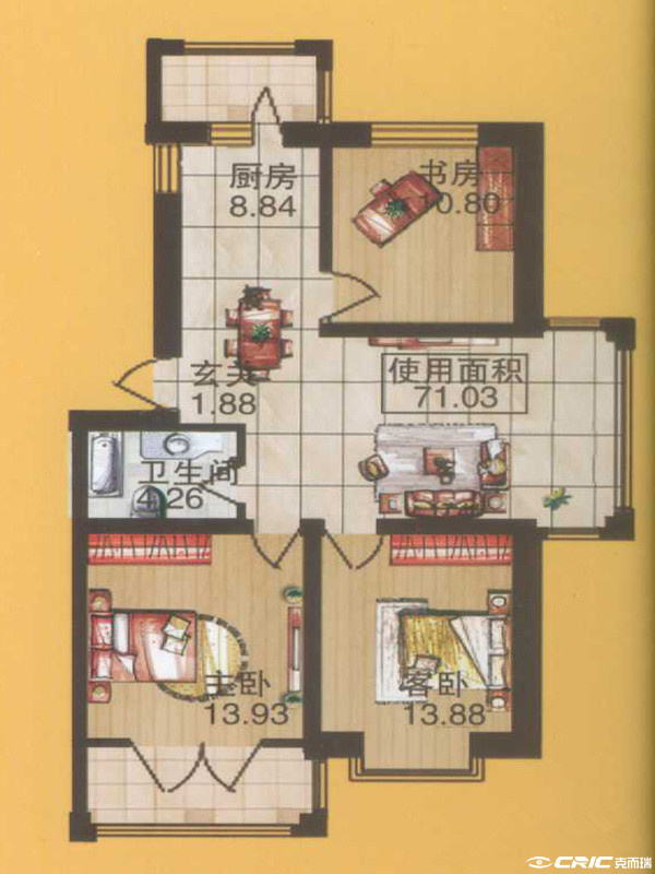A户型户型图