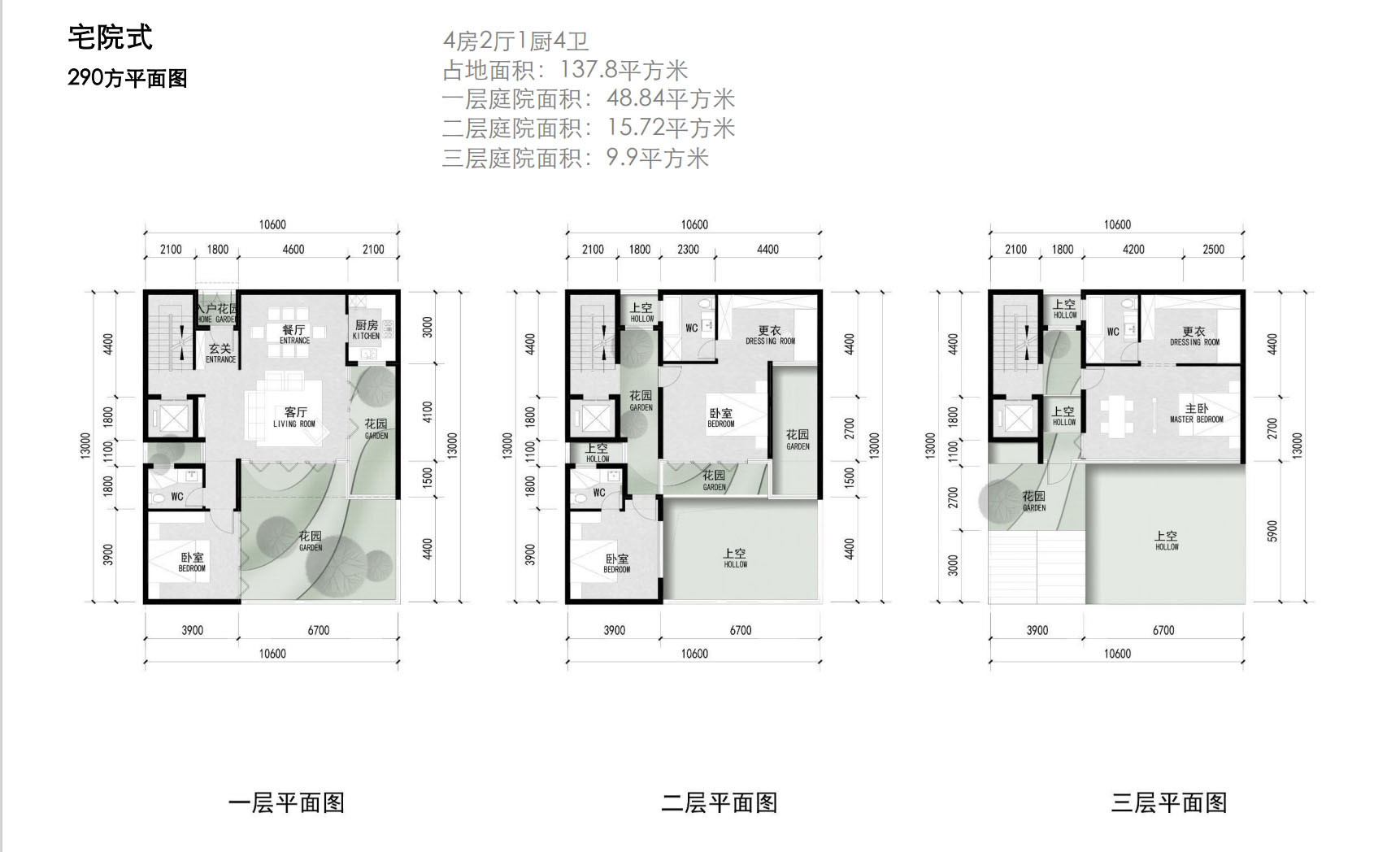 宅院式户型图
