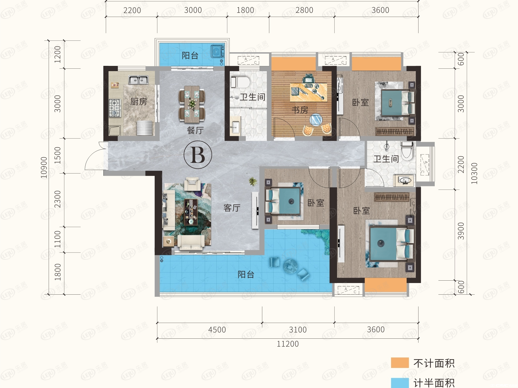 3户型图