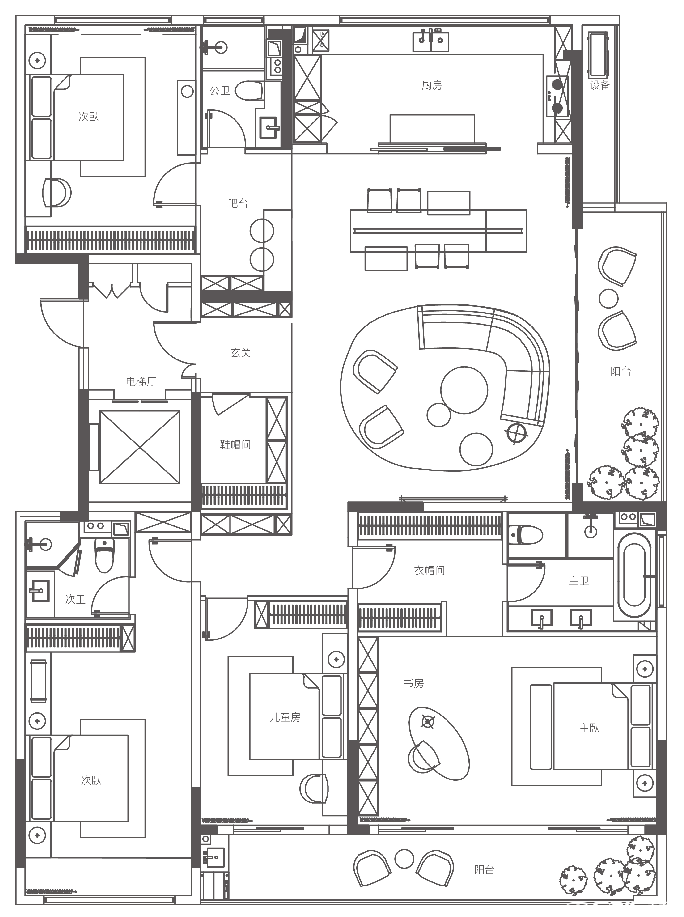 249 4-2-3户型图