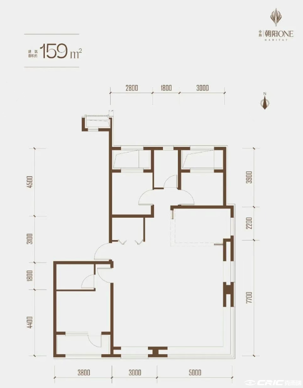 159复式户型户型图