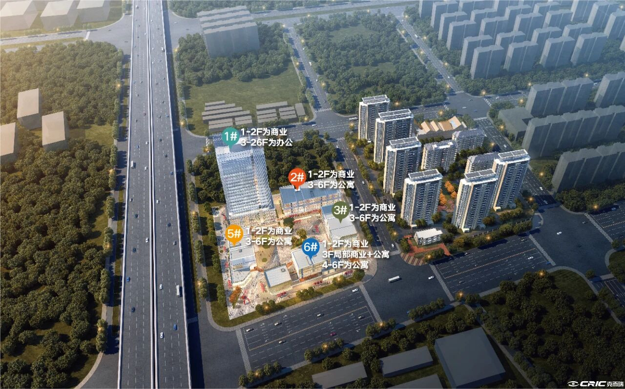 华宇信达锦绣中心(建设中) 效果图