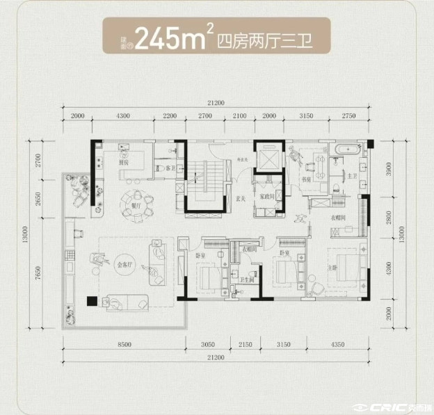 245户型图