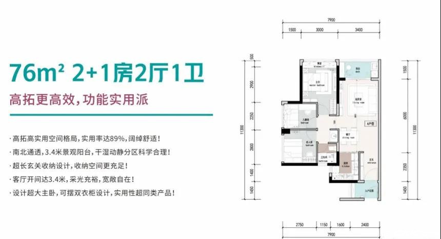 C1户型图