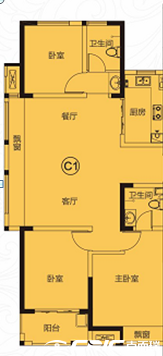 C1户型图