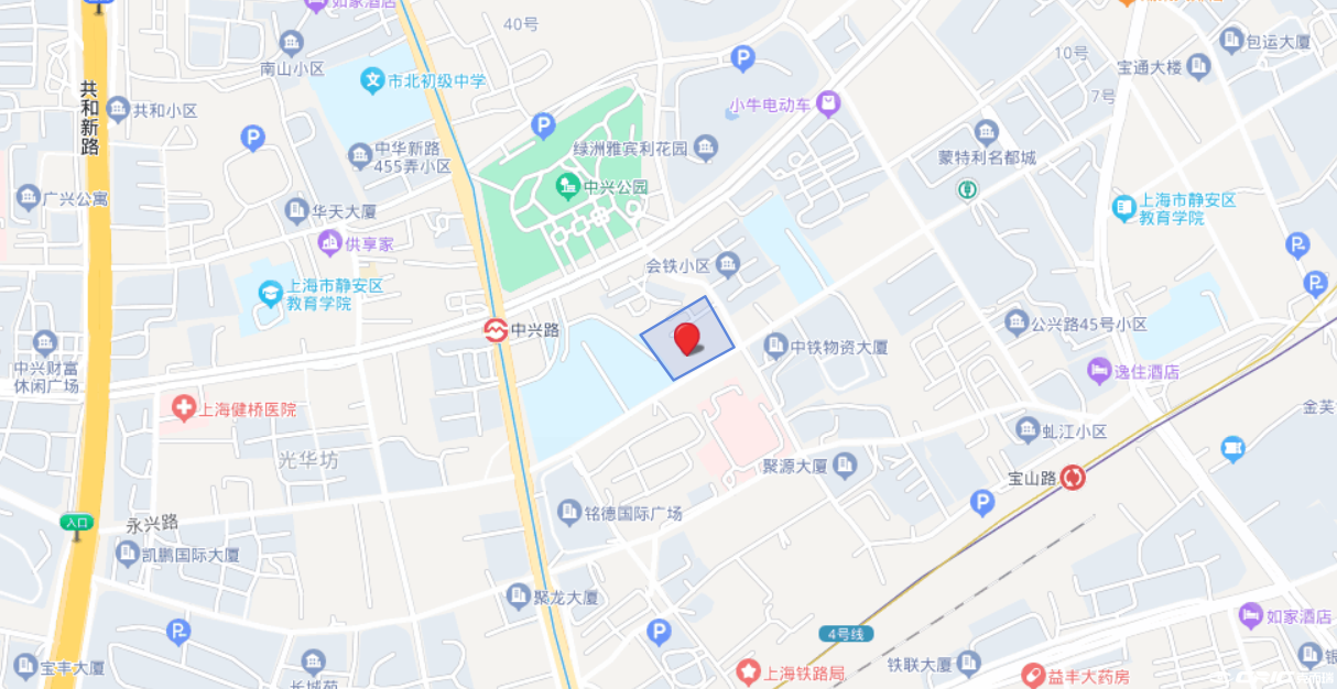 苏河湾中兴社区C070202单元住宅项目 区位交通图