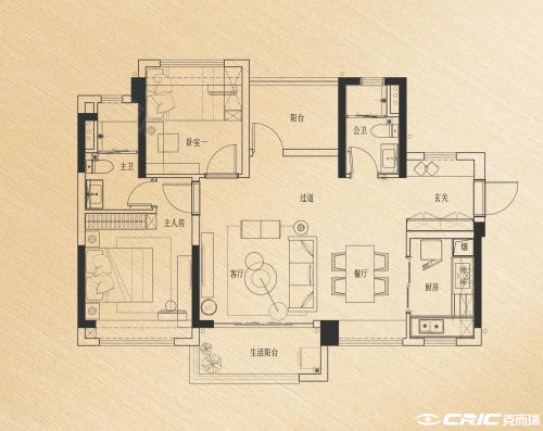C4户型图