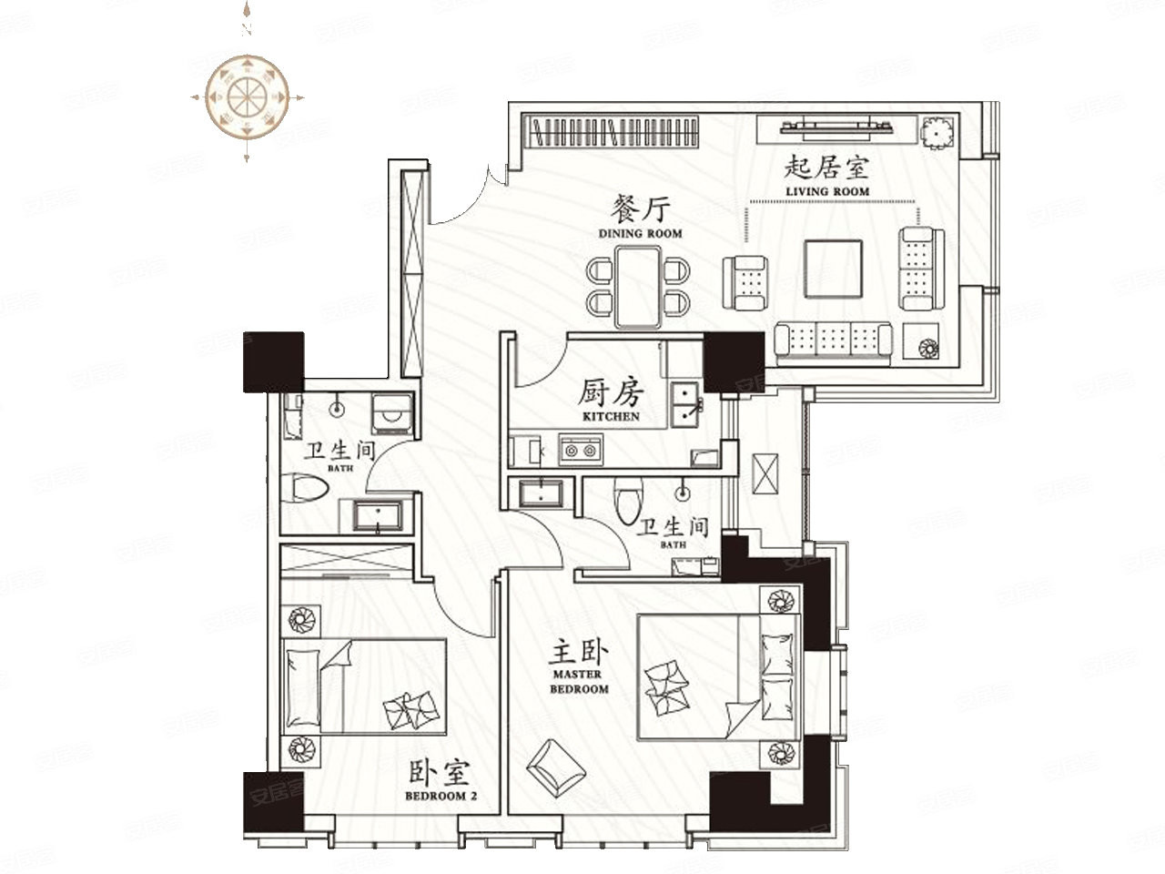 C户型图