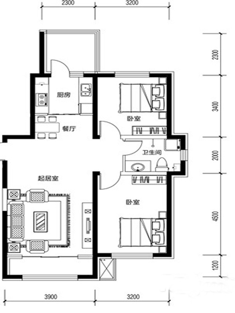 A户型户型图