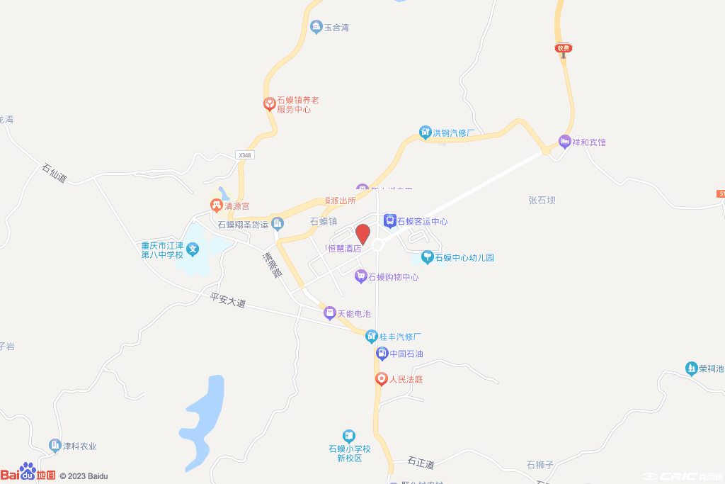 江津江腾华府 区位交通图