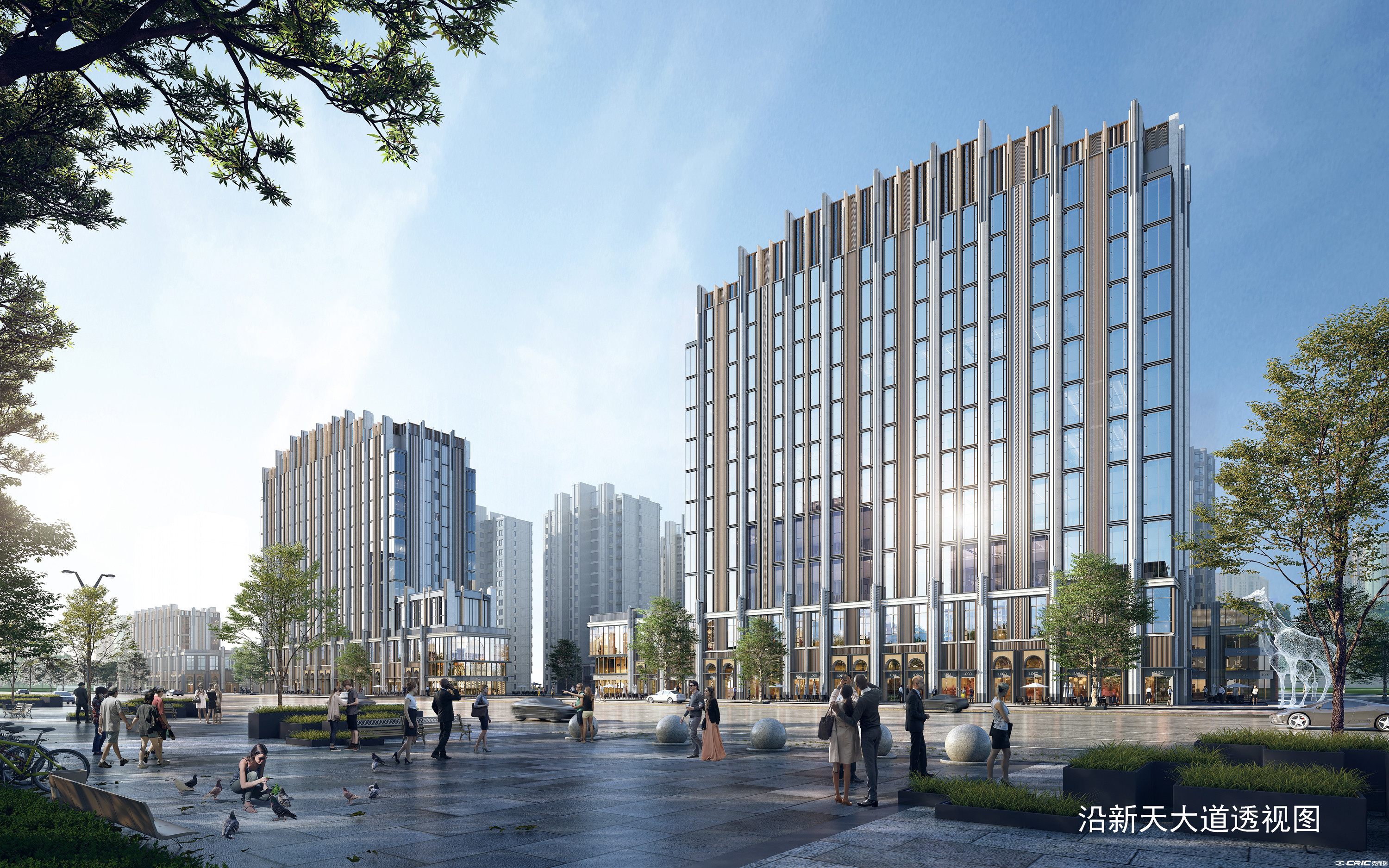武汉城建金地和悦 效果图