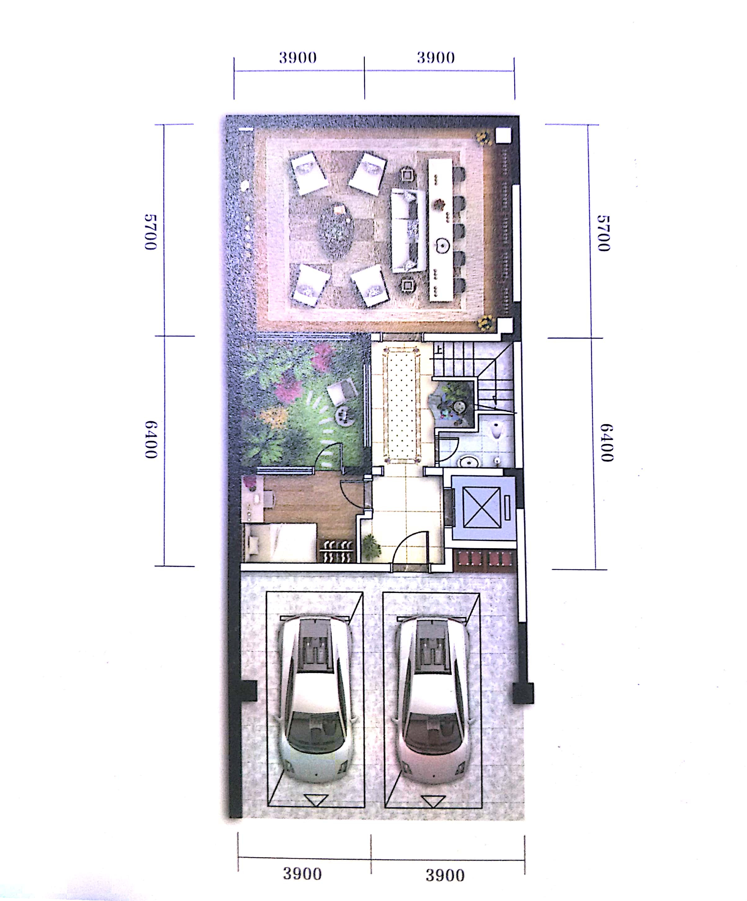 联排260户型图