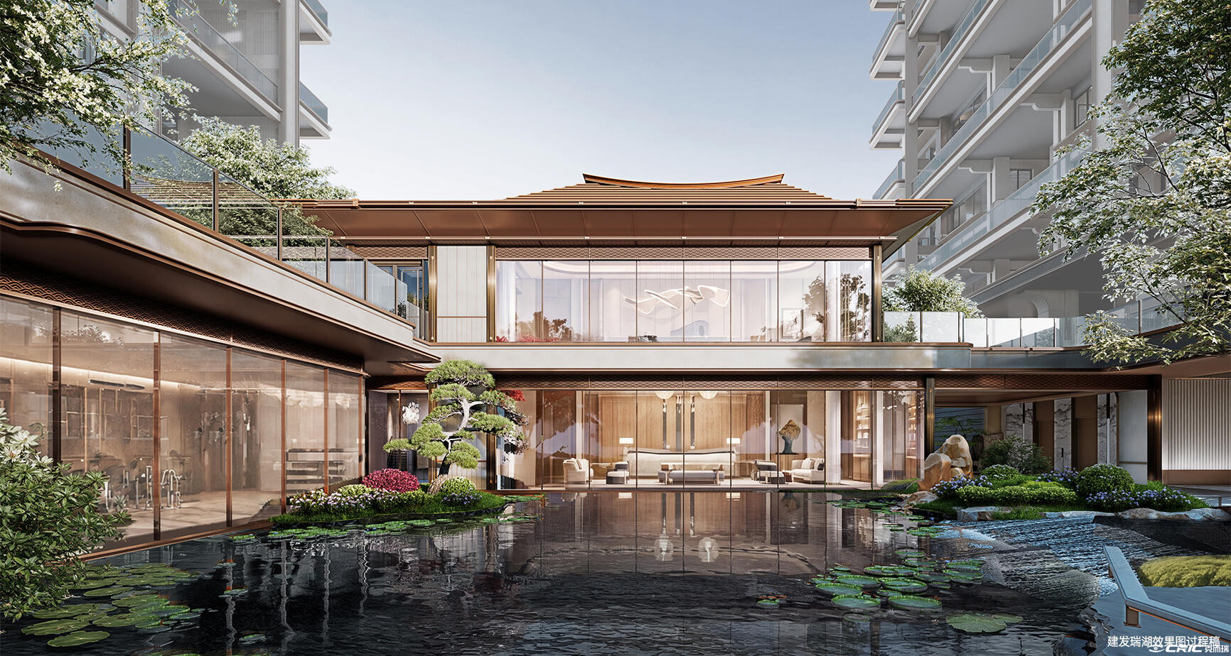 建发瑞湖 效果图