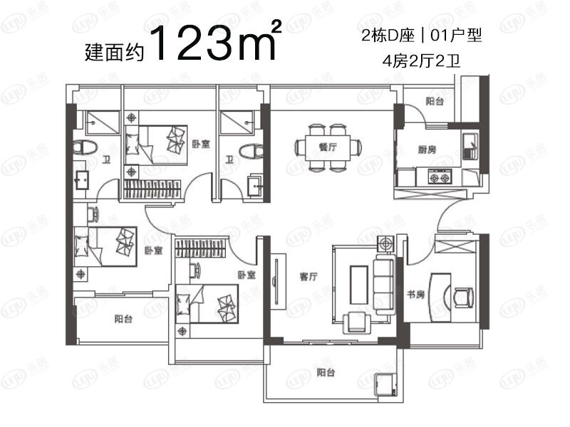 01户型户型图