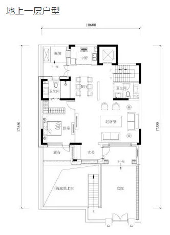 下叠户型图