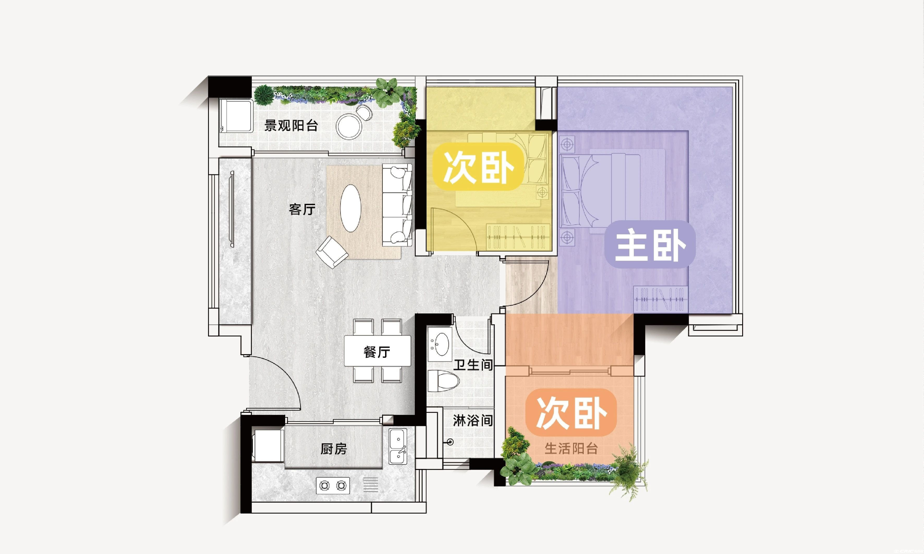 C1户型图