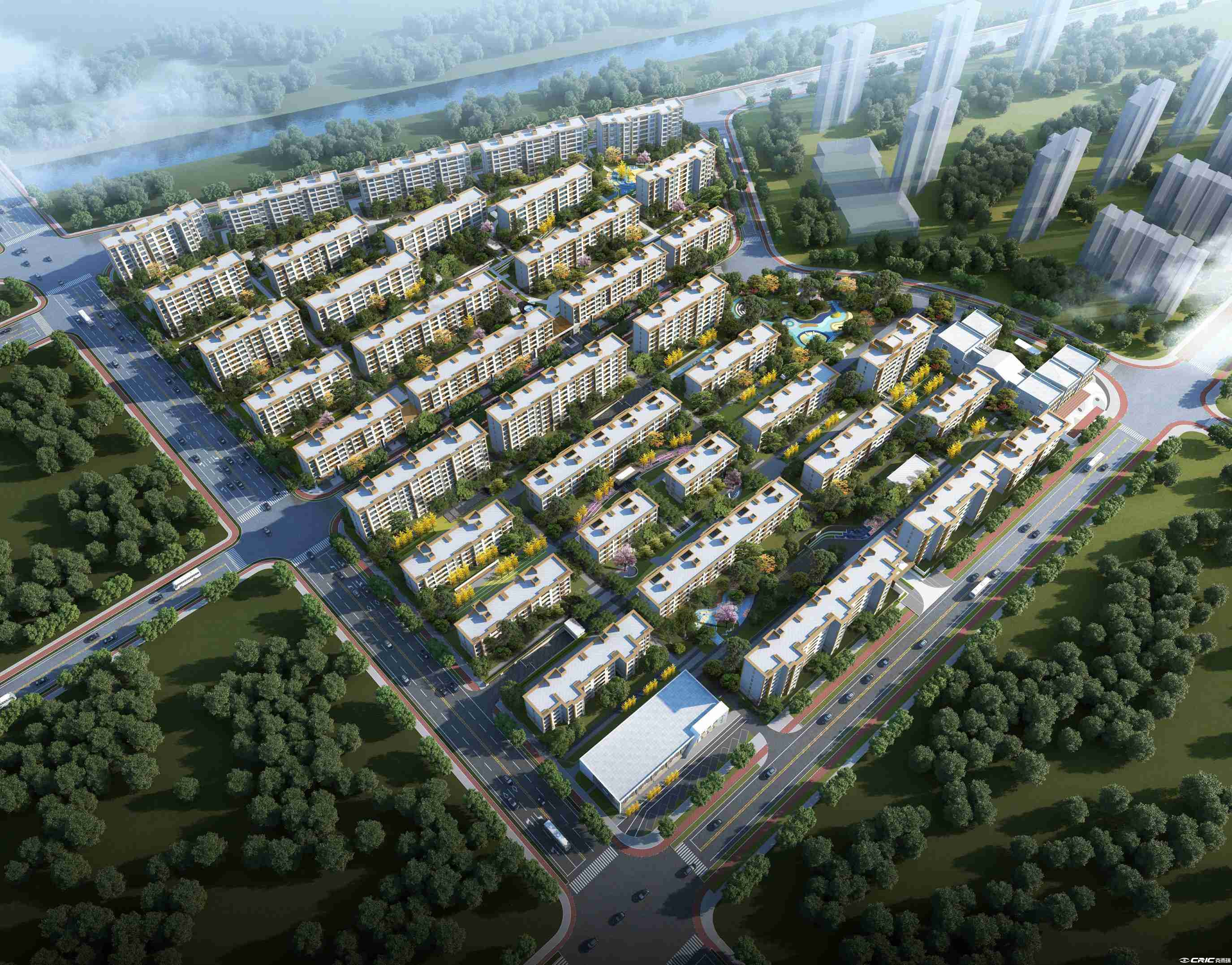 复地林与里玖邻花园