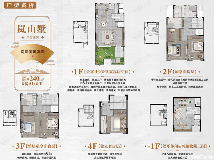 联排-岚山墅户型图