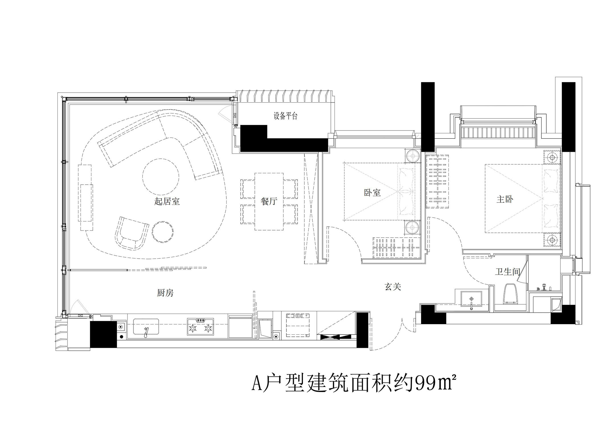 三期A户型图