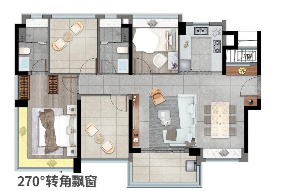 D1户型图