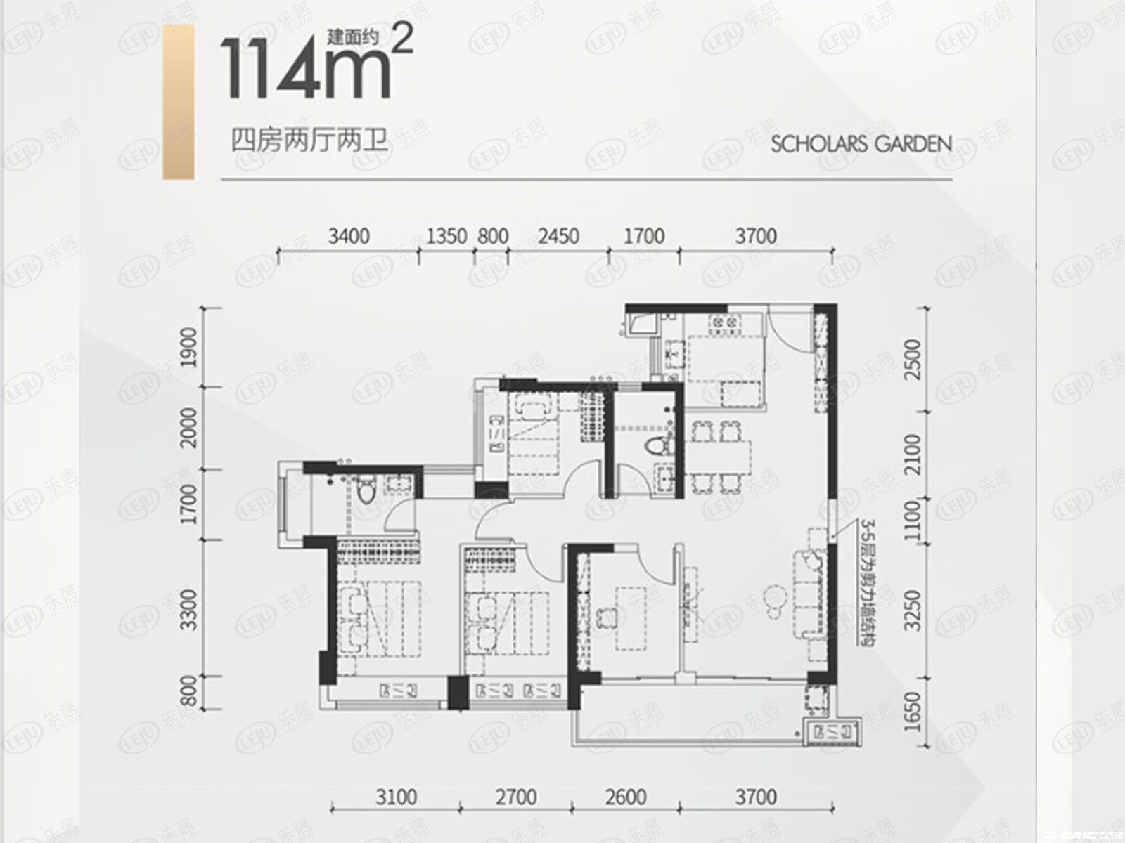 114户型图