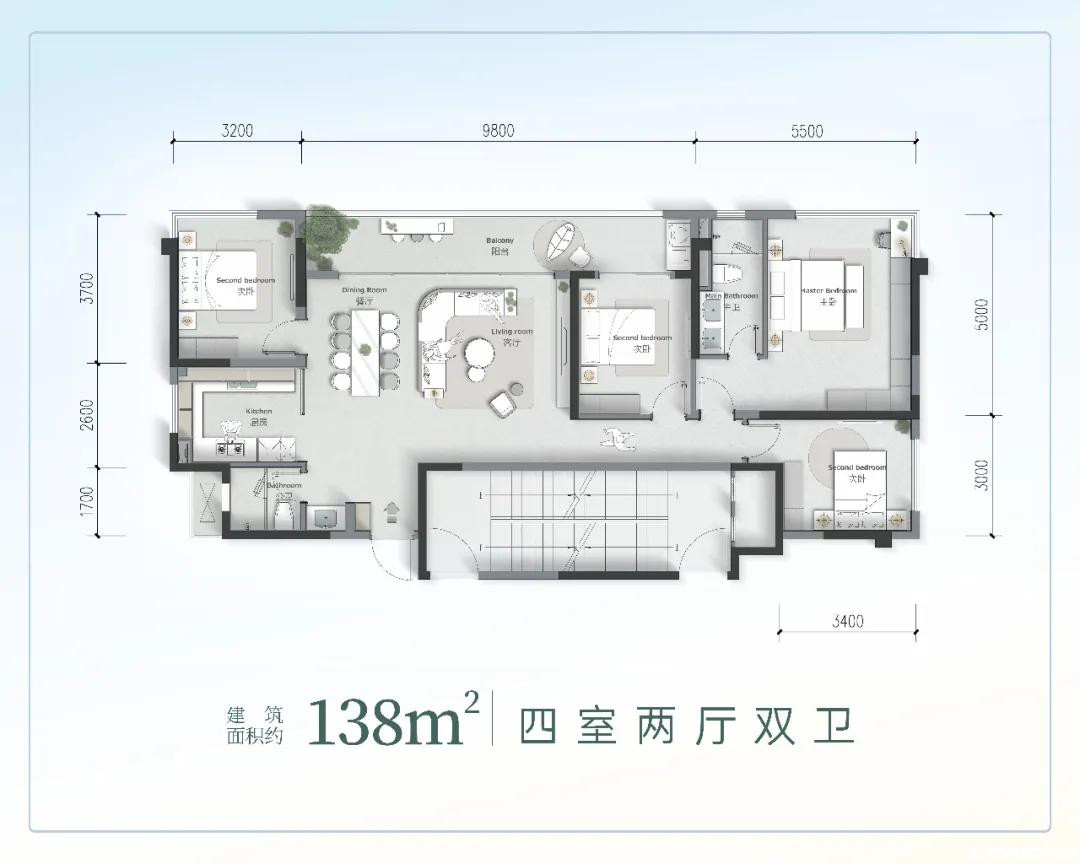 138户型户型图