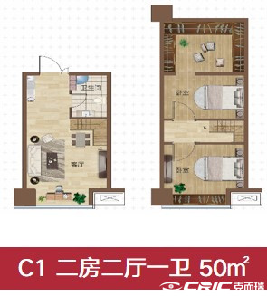 C1户型图