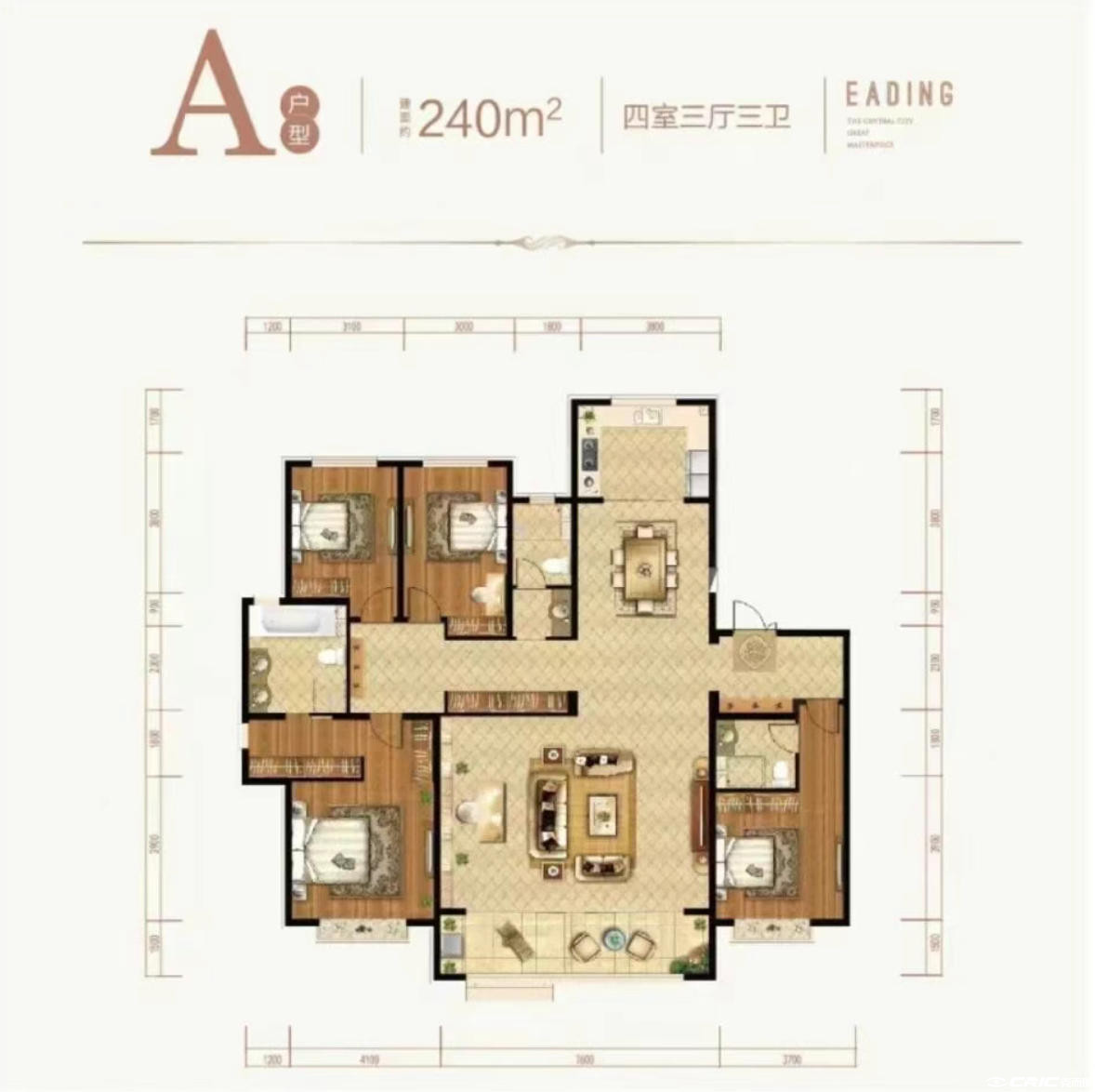 天玺240户型图