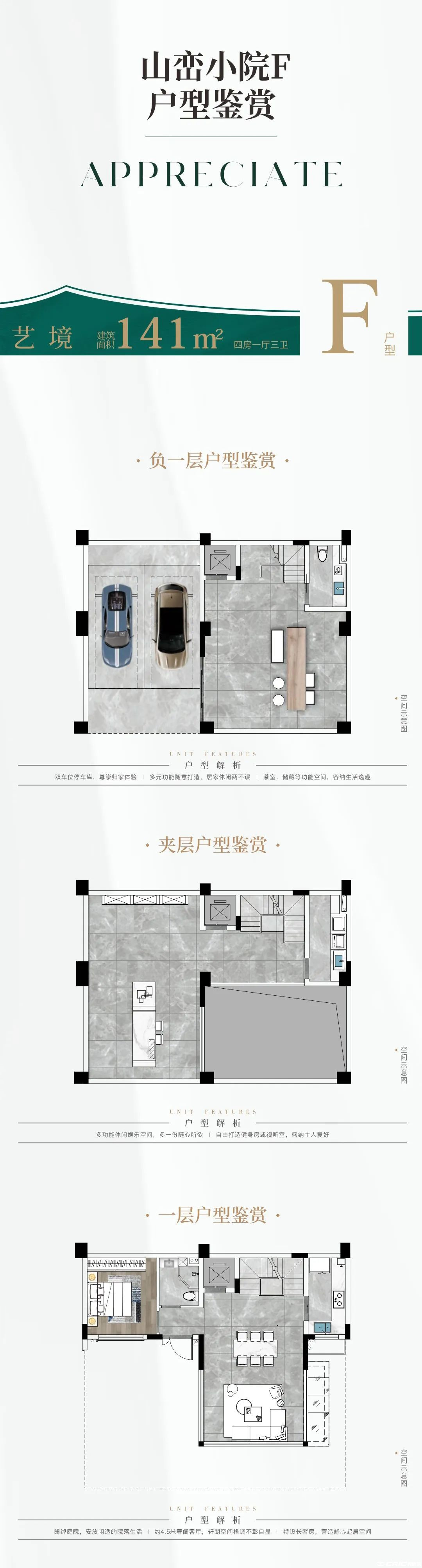 山峦小院F户型户型图