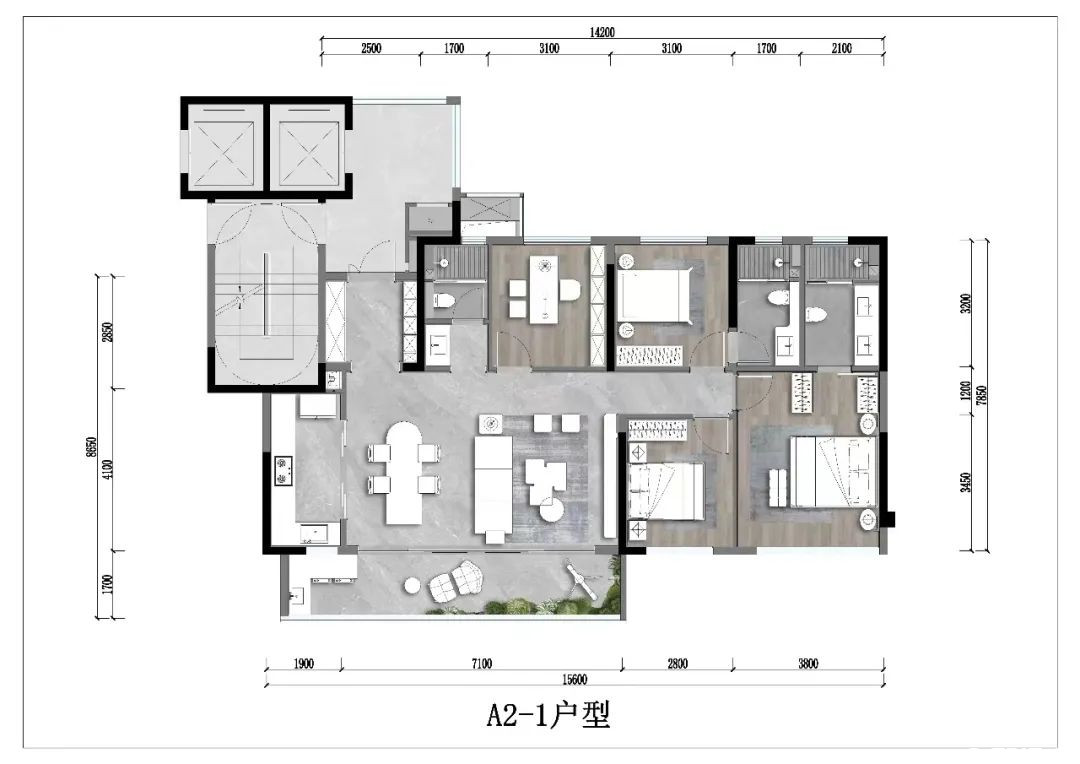 143户型图