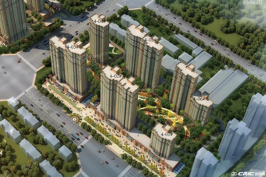 腾威城一号院 效果图