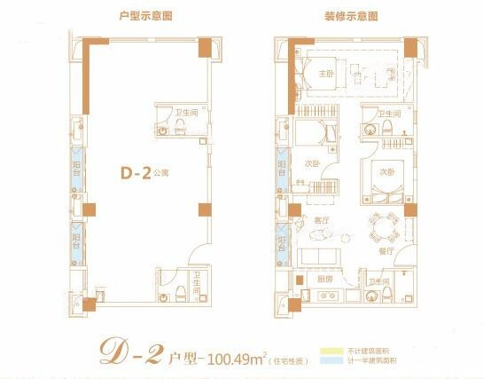 D-2户型户型图