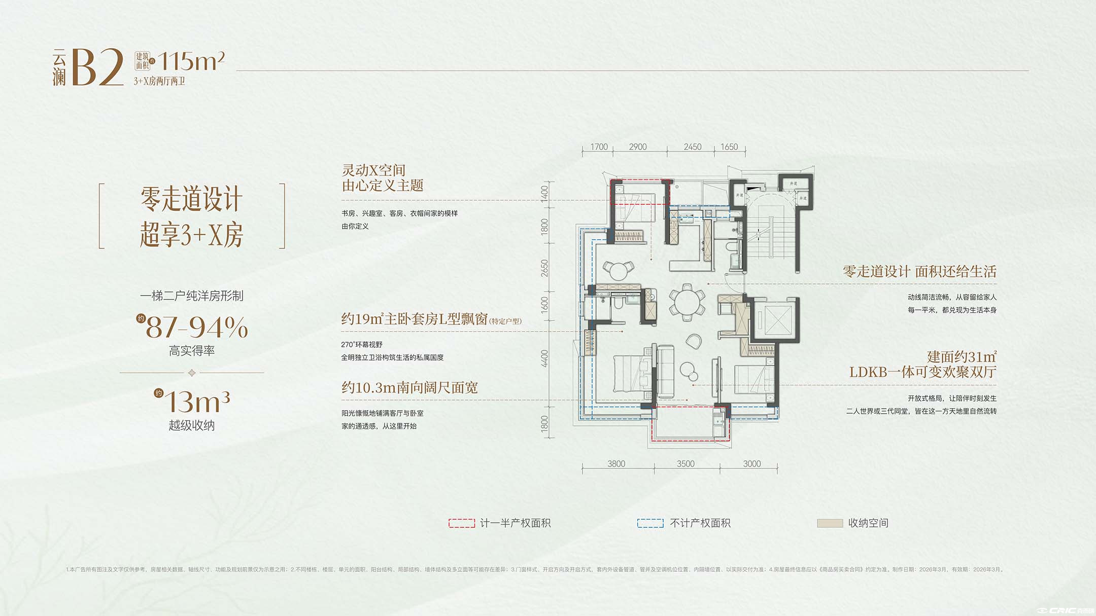 B2(3+X户型)户型图