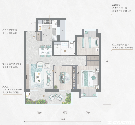 94㎡户型图