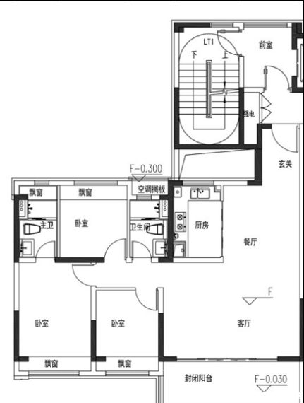 B高层户型图