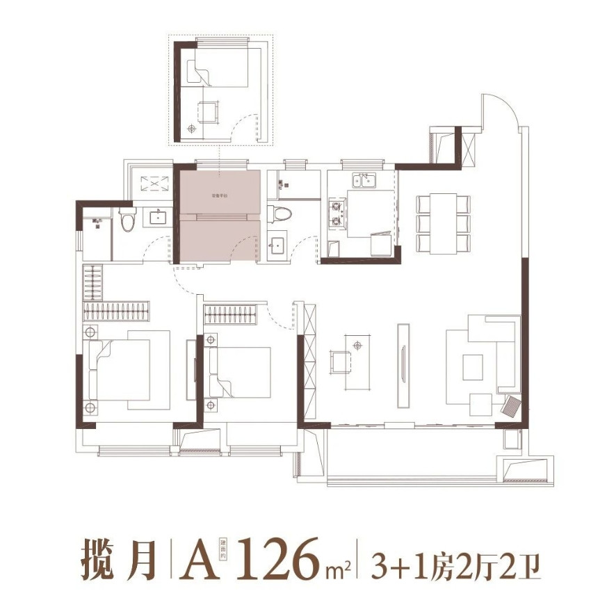 126-3-2-2户型图