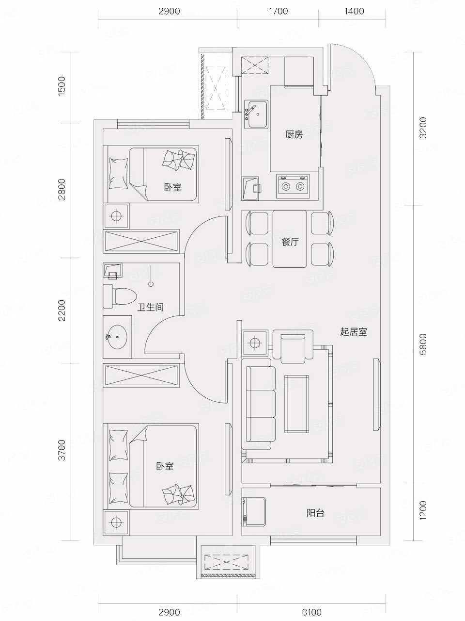 B户型图