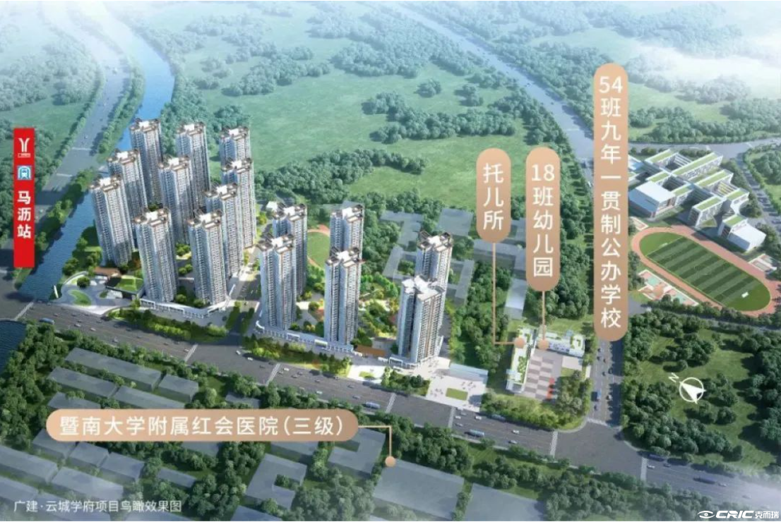 广建云城学府 效果图