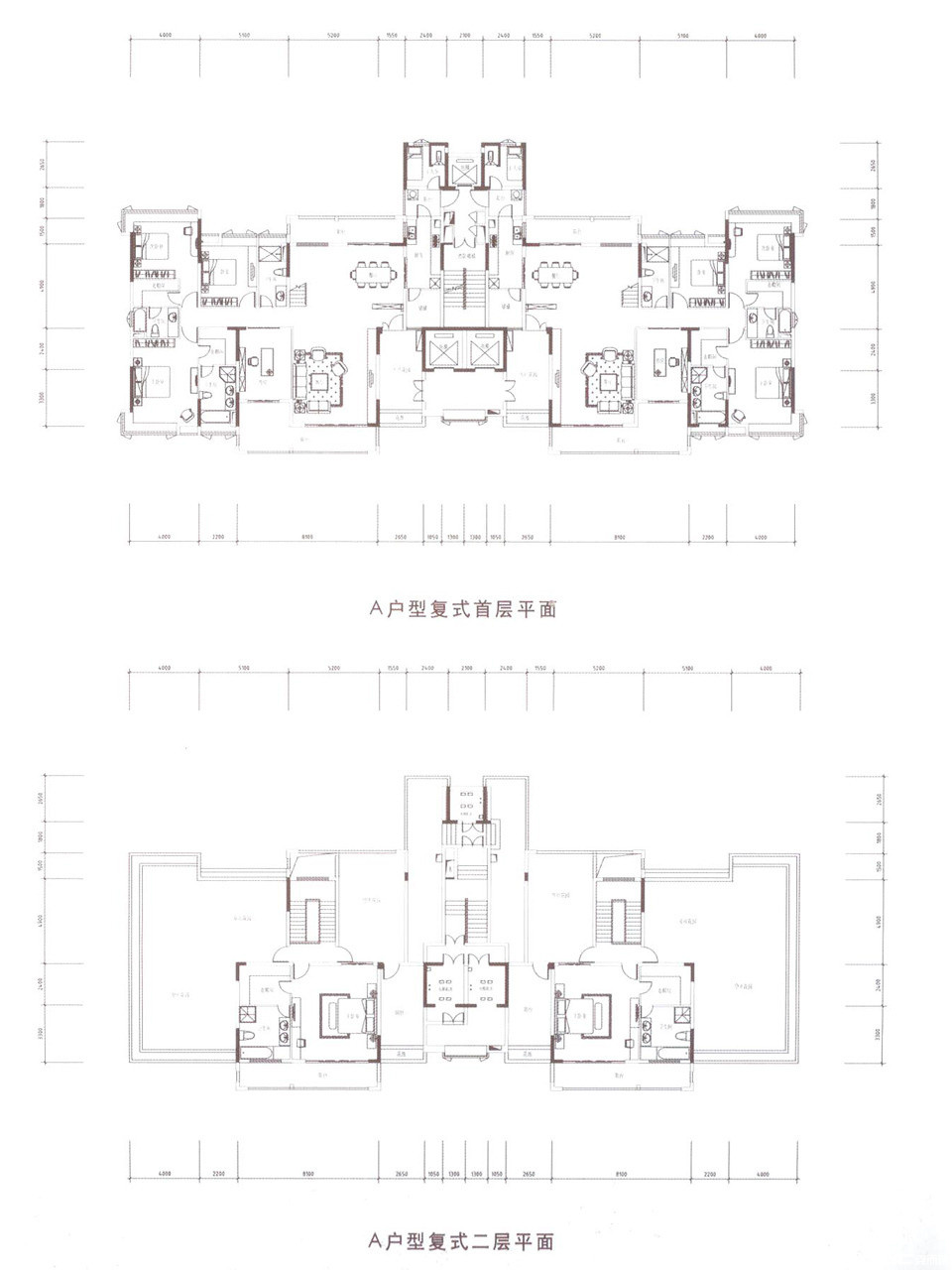 复式户型图