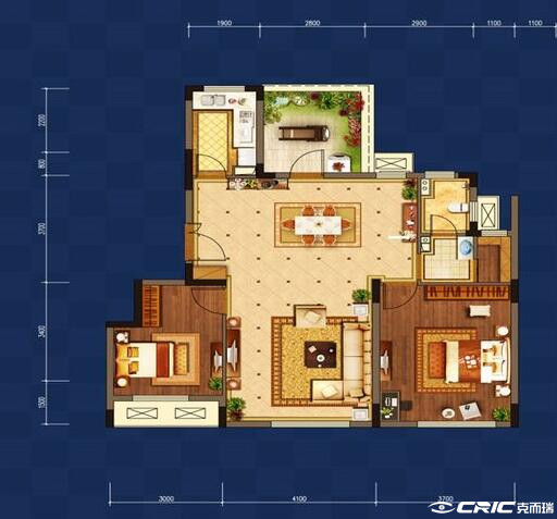 C-1户型图