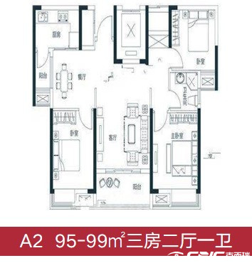 A2户型图