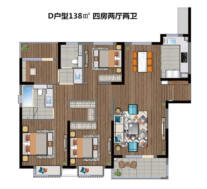 D 138户型图