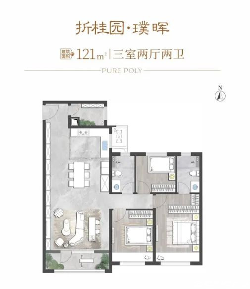 121户型户型图