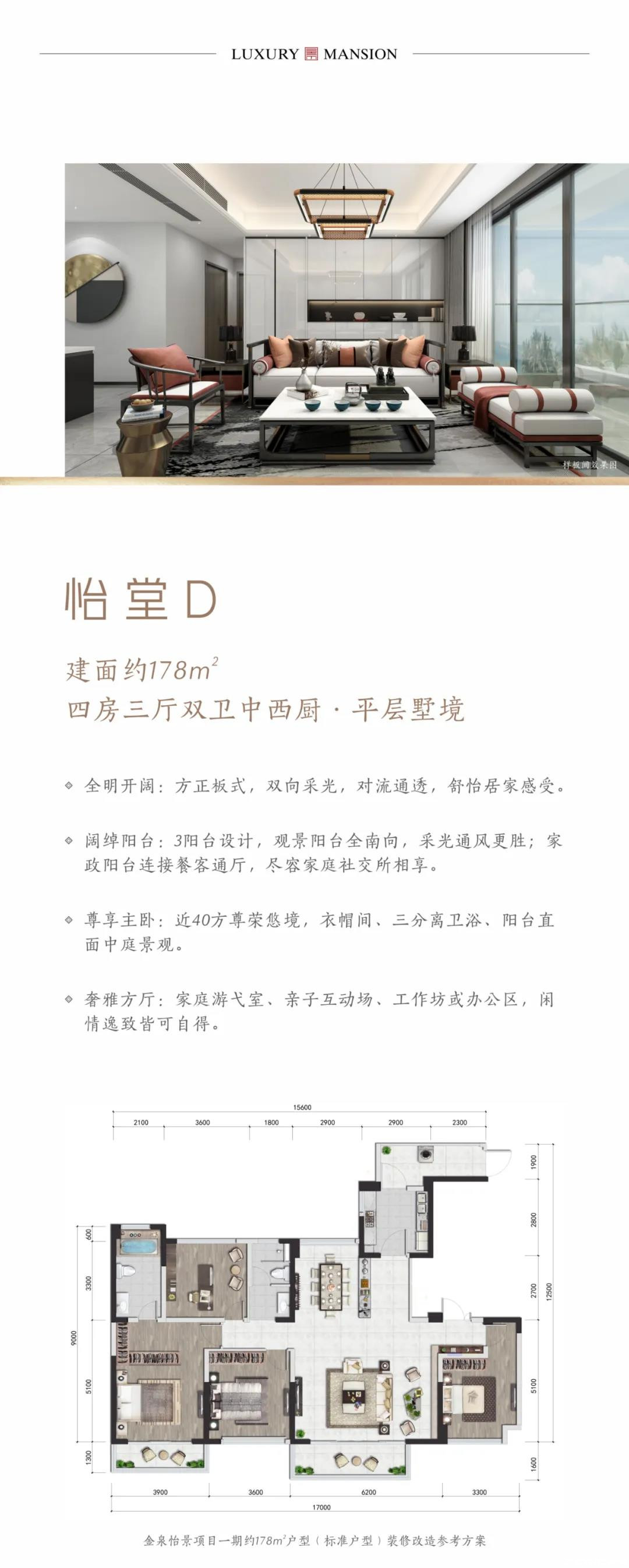 D户型-178㎡户型图