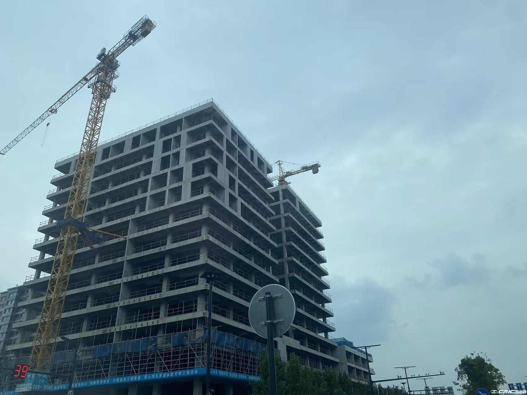 中信泰富九著 施工进度